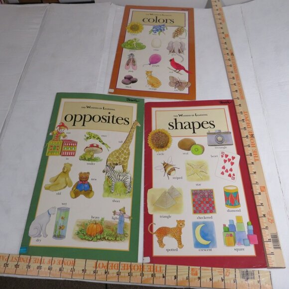 The Wonders of Learning (almost 2 feet tall) set of (3) Books Classroom - Picture 2 of 15